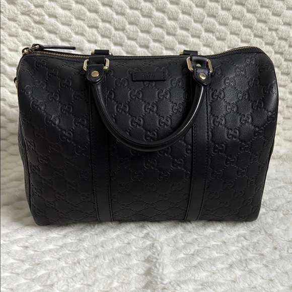 Gucci GG Guccissima Leather Boston Handbag-265697-Authentic-EUC - Picture 1 of 16